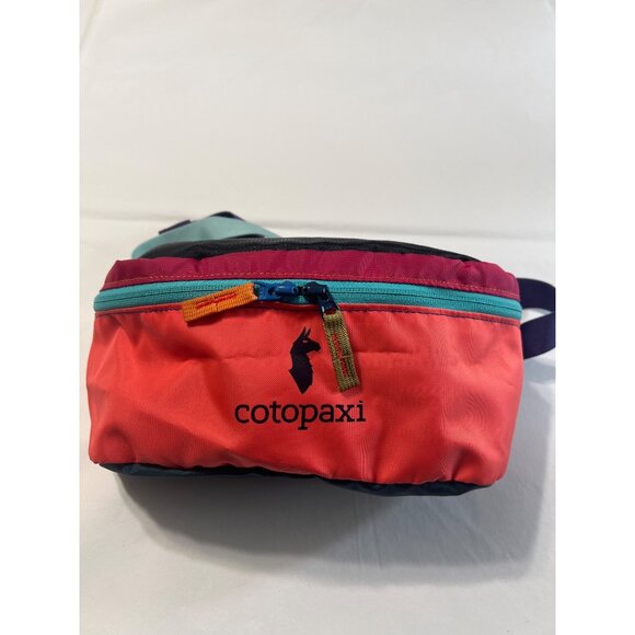 Like New Cotopaxi Red/Green/Black Del Dia belt bag 3L - Picture 9 of 9